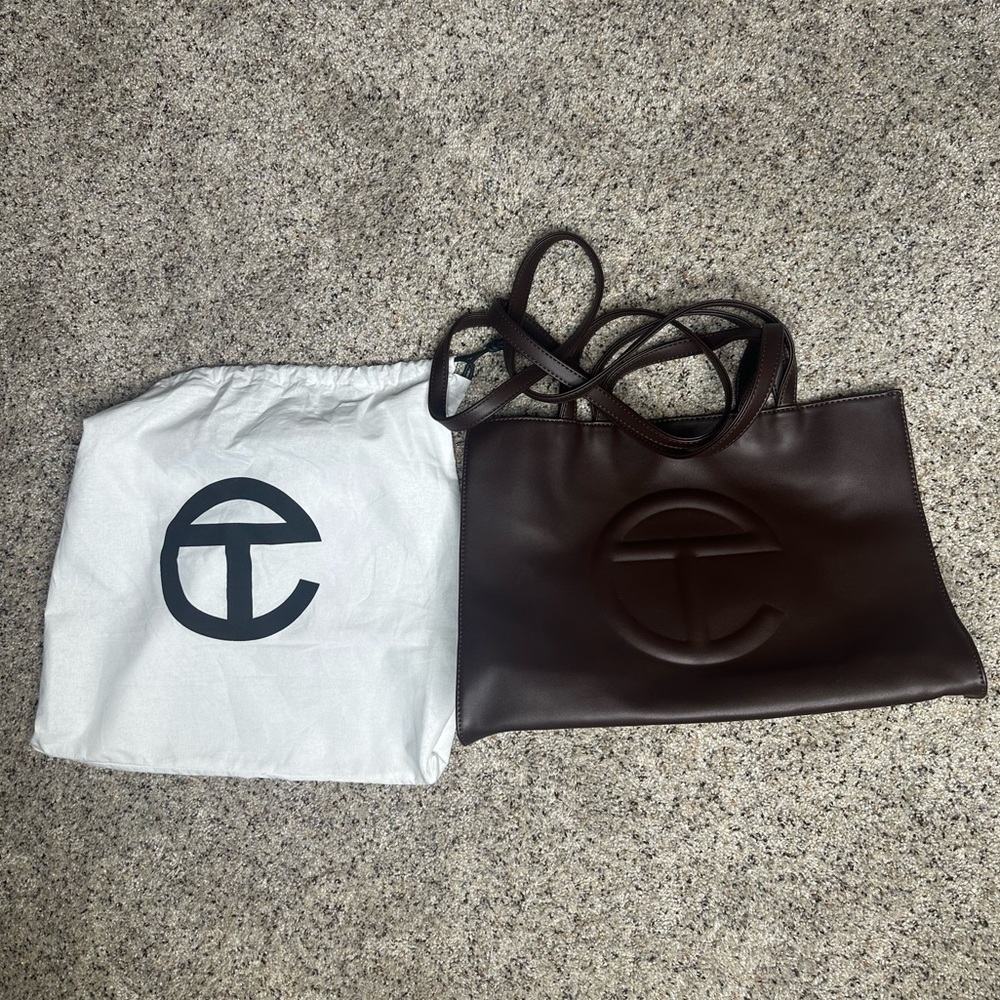 Telfar chocolate bag